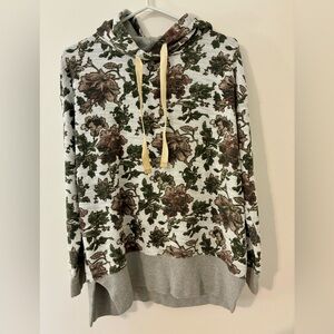 Burton Gray and Cream Hoodie